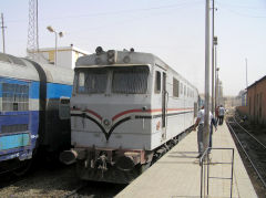 ENR, Egyptian national Railways, No 3116 at Luxor Station, June 2010